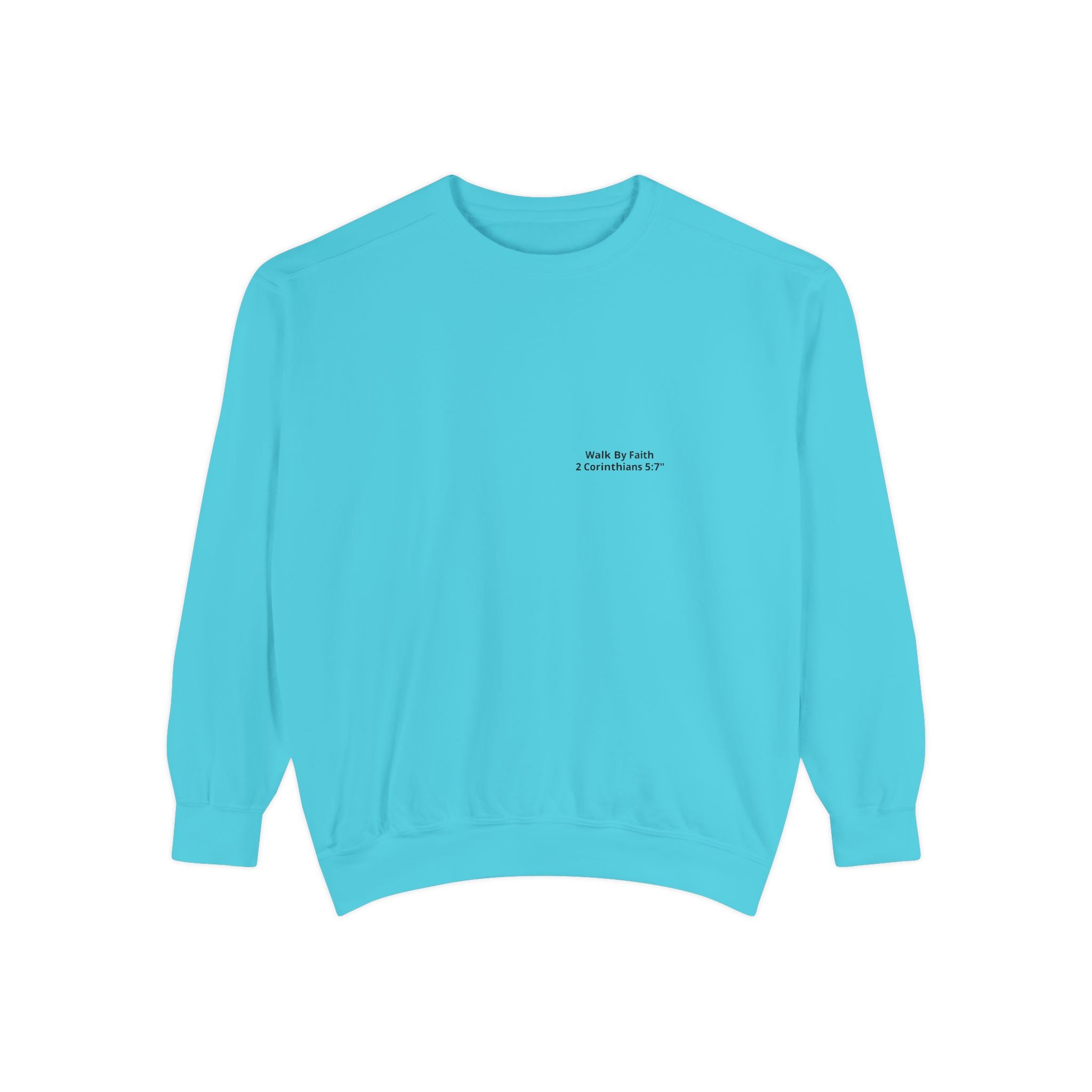 Walk in Faith Sweatshirt — Christian Cross Inspirational Crewneck