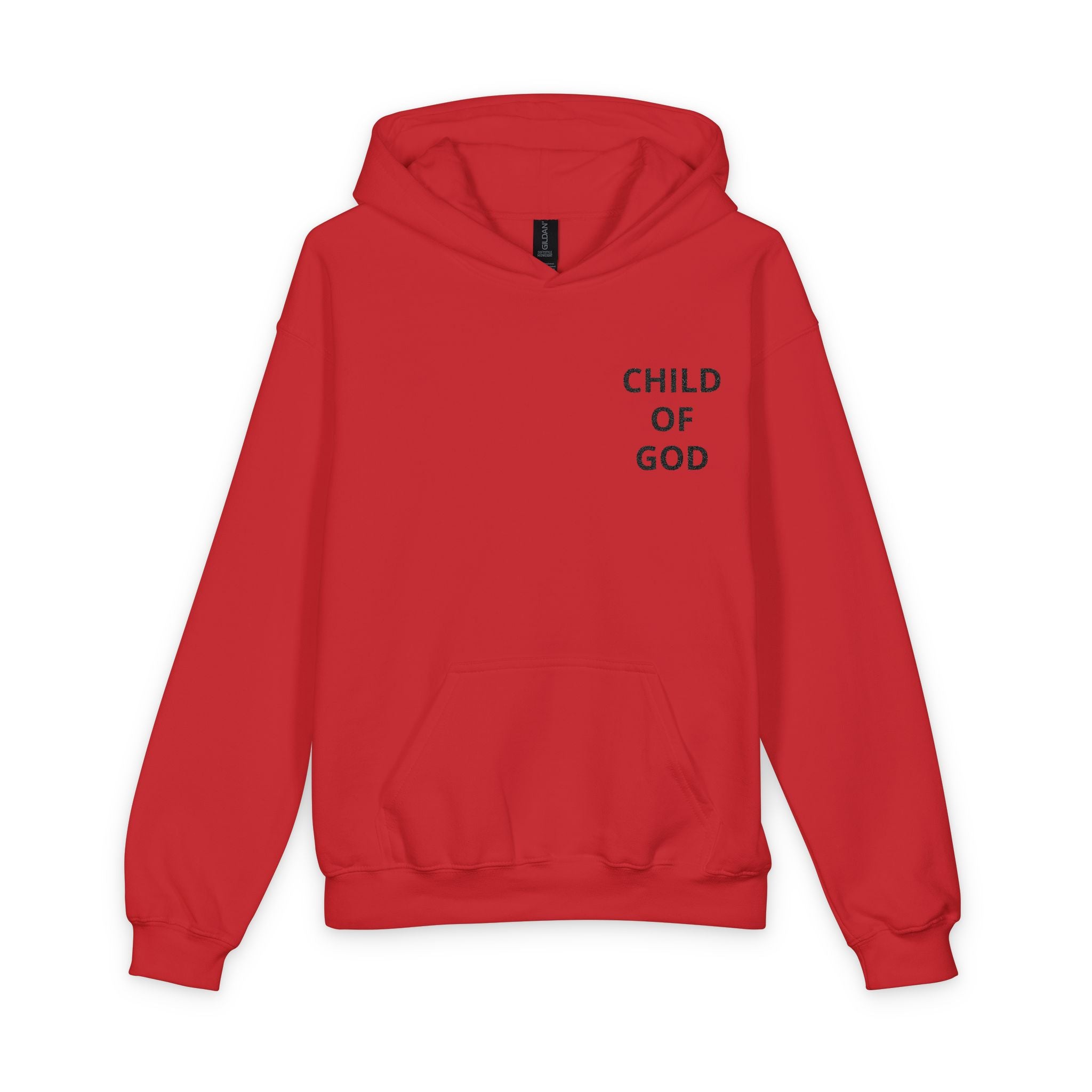 Youth Hoodie - "Child of God" Minimal Christian Pullover