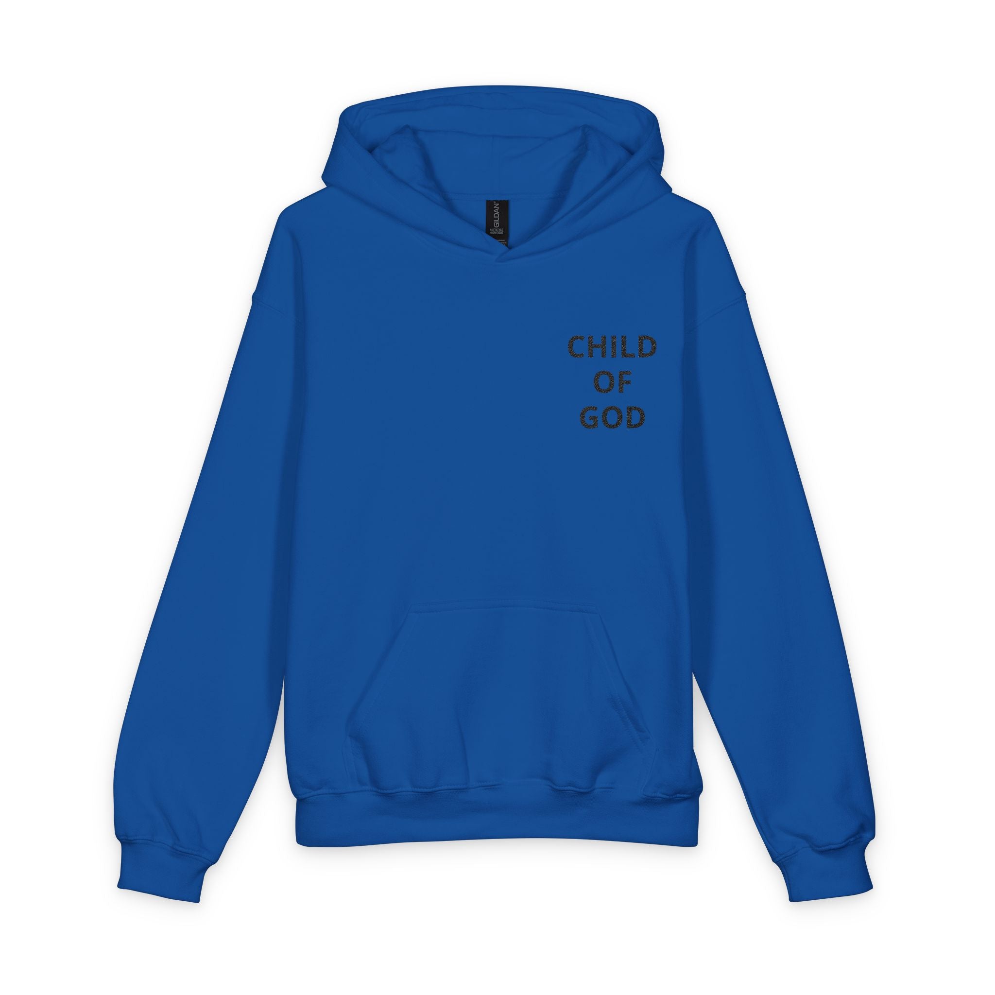 Youth Hoodie - "Child of God" Minimal Christian Pullover