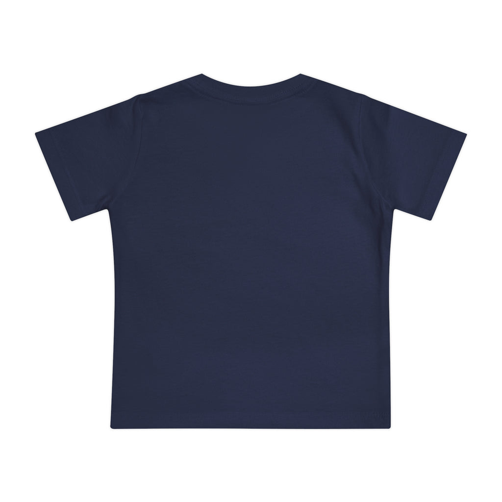 Baby Starry Night T‑Shirt — "He counts the stars and calls them all by name" (Psalm 147:4)