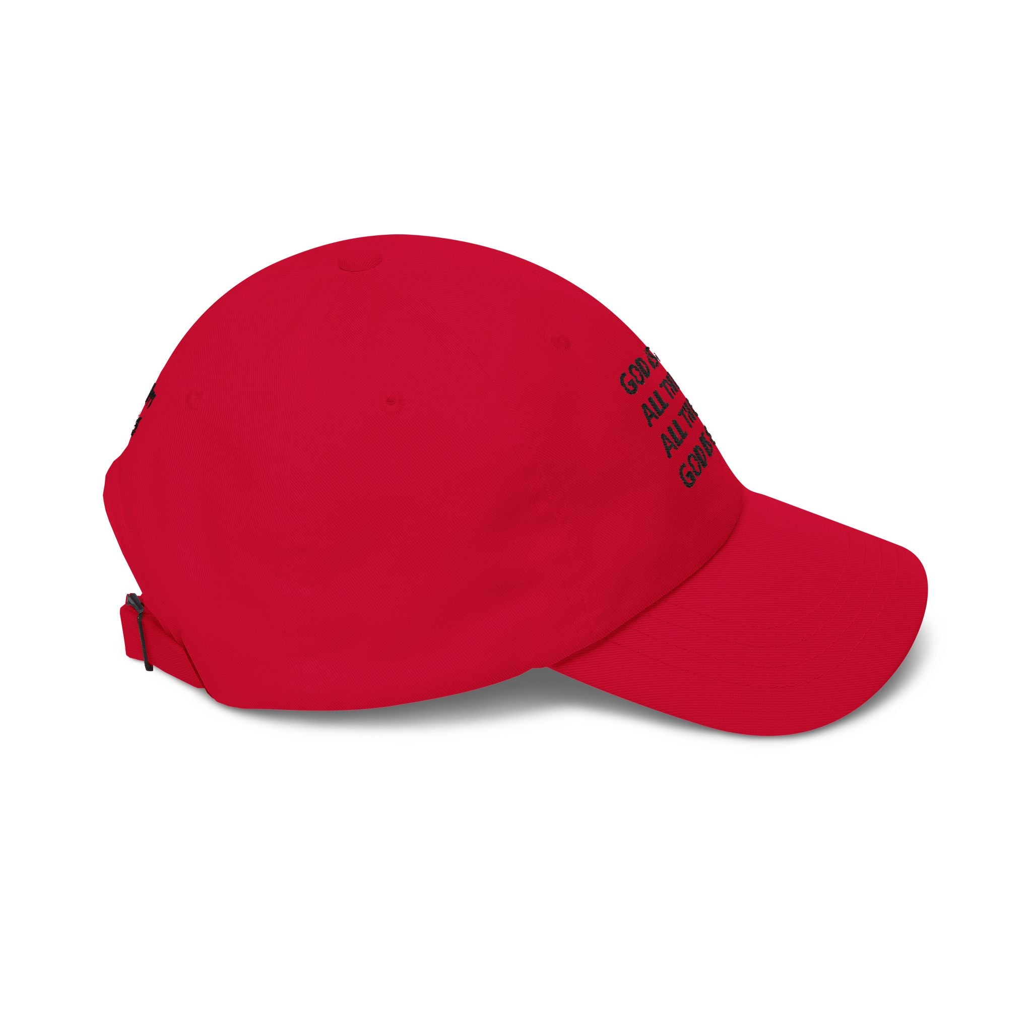 Embroidered ‘God Is Good All The Time’ Dad Cap — Psalm 100:5 Baseball Hat