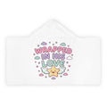 Wrapped in His Love Youth Hooded Towel — Cute Pastel Star Christian Bath Wrap for Kids