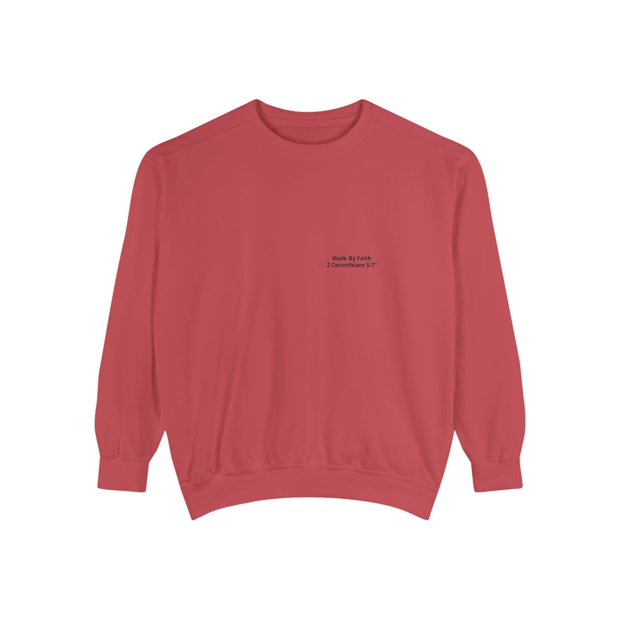 Walk in Faith Sweatshirt — Christian Cross Inspirational Crewneck