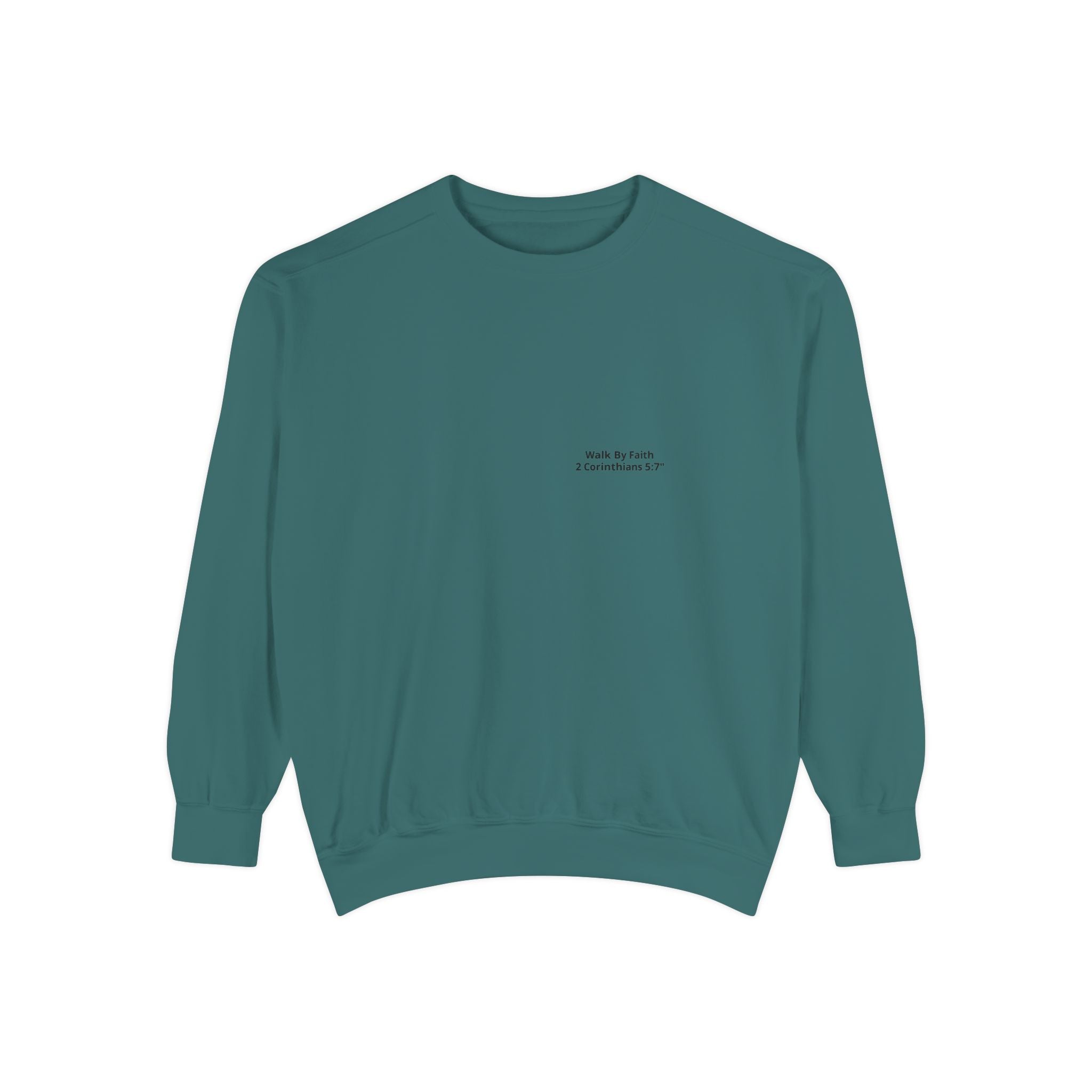 Walk in Faith Sweatshirt — Christian Cross Inspirational Crewneck