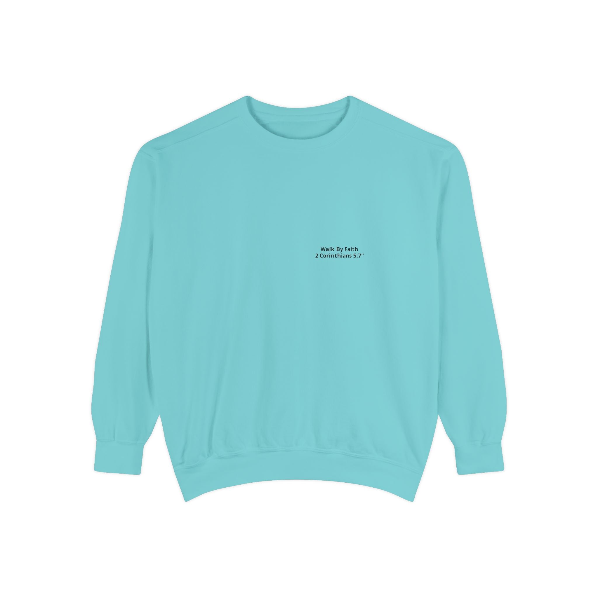 Walk in Faith Sweatshirt — Christian Cross Inspirational Crewneck