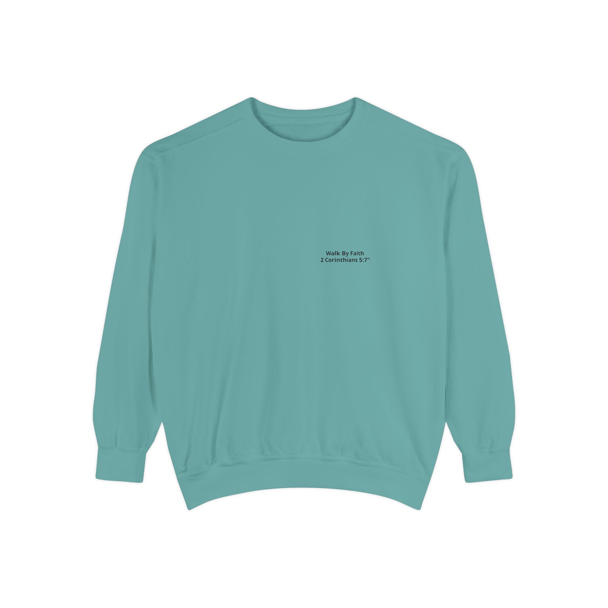Walk in Faith Sweatshirt — Christian Cross Inspirational Crewneck