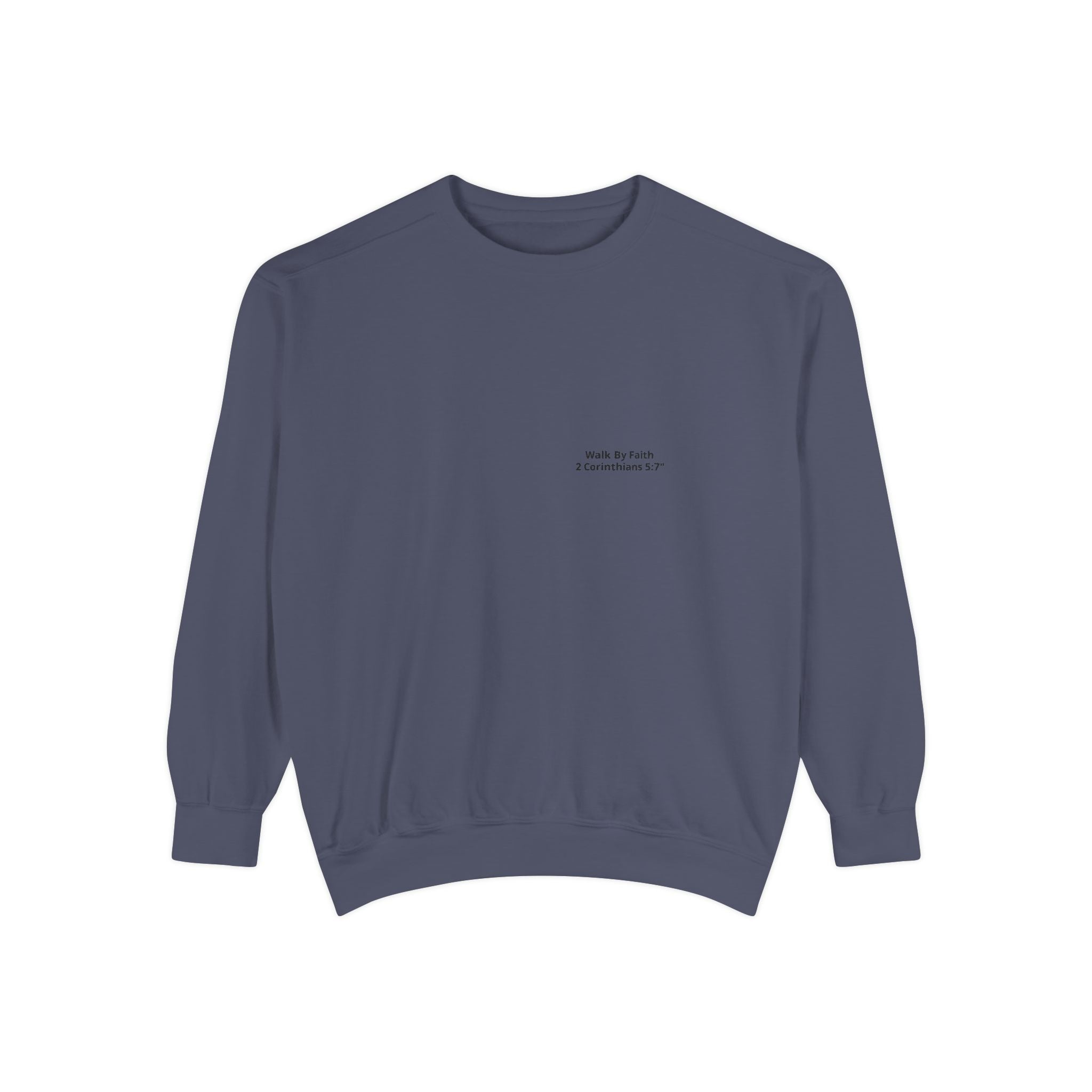 Walk in Faith Sweatshirt — Christian Cross Inspirational Crewneck