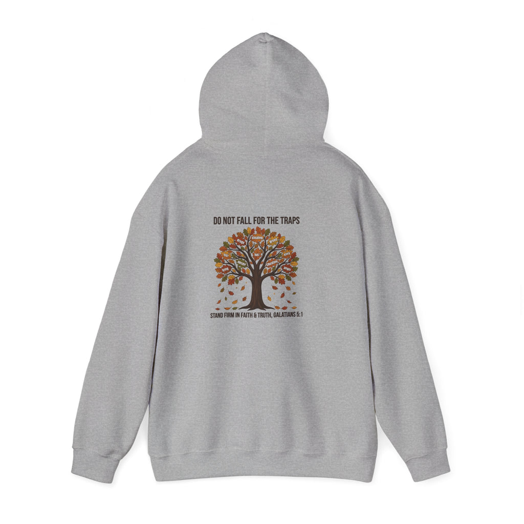 Autumn Oak Tree Hoodie — "Do Not Be Deceived" Fall Faith Sweatshirt