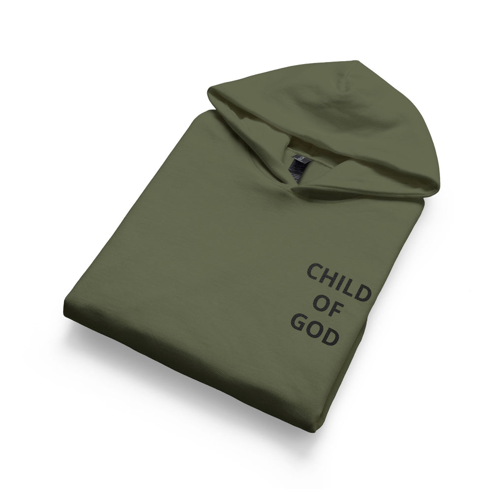 Youth Hoodie - "Child of God" Minimal Christian Pullover