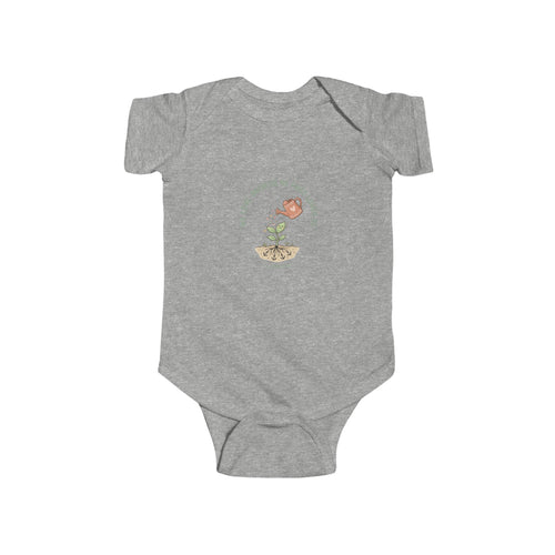 Baby Onesie - "You Grow Beautiful in Every Season" Floral Bird Infant Bodysuit