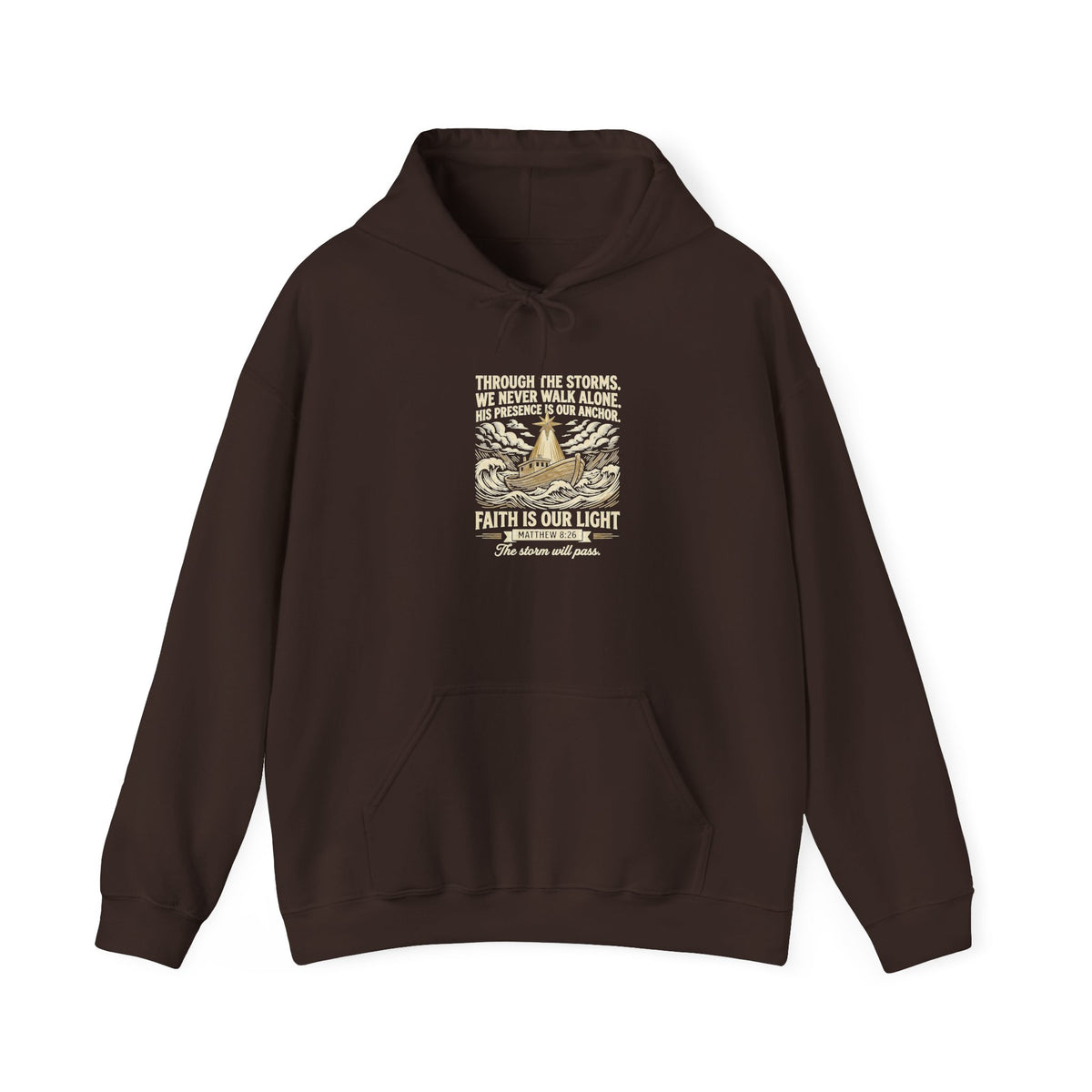 Faith Over Fear Hoodie — Vintage Dove Inspirational Pullover
